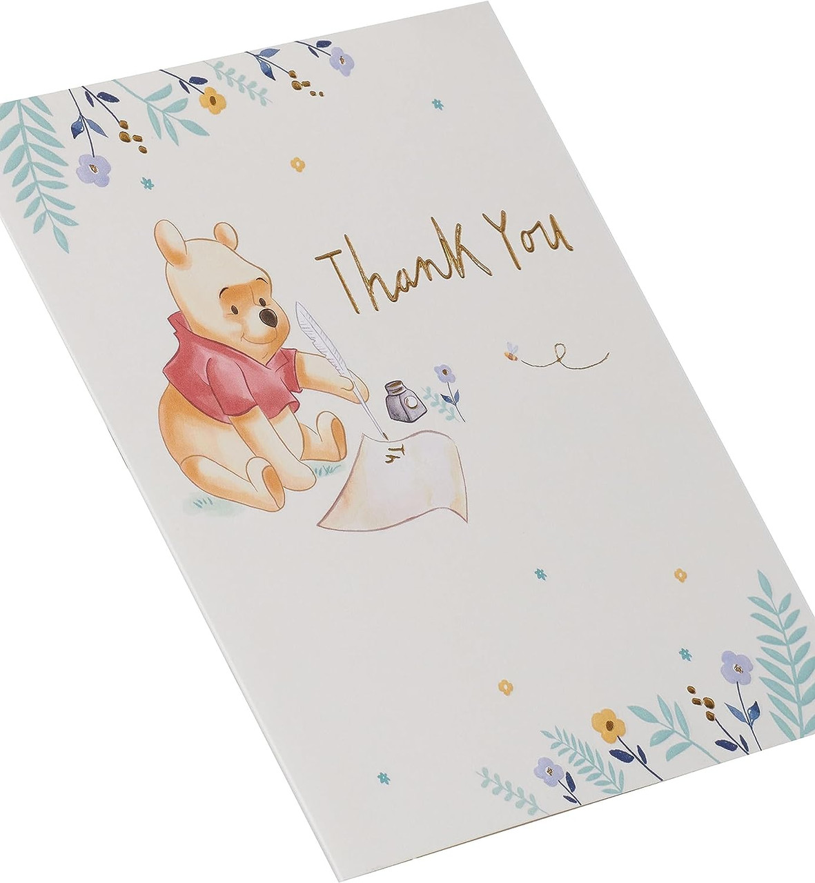 サンキューカード手書き　poohページ Winnie The Pooh Scroll Design Thank You Card - Occasion Cards