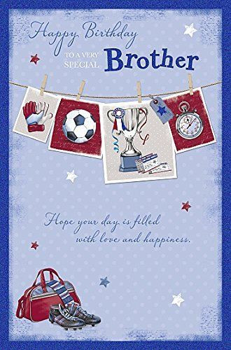 Piccadilly Geburtstagskarte 'To A Special Brother' – Mit Umschlag