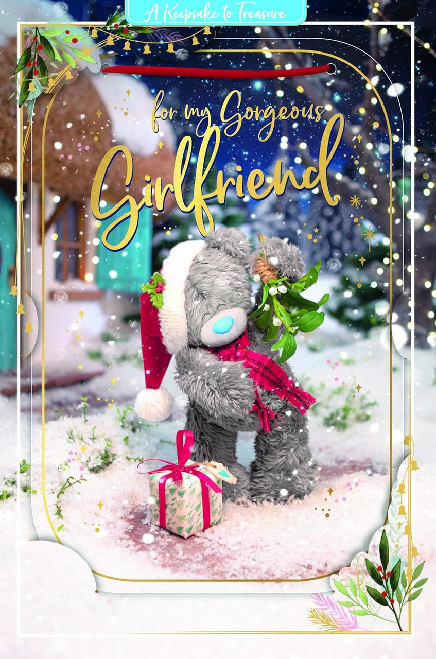 3d holographic christmas cards Me To You Bear Special Couple Card Stationery & Office Supplies its ideal for tabletops Wintry Christmas Village 3D Lenticular