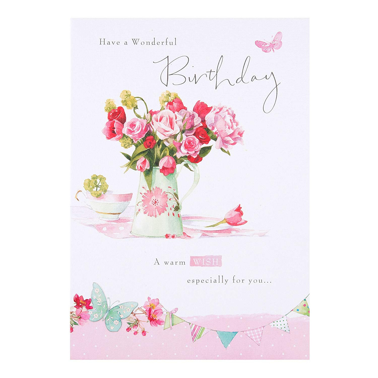 Happy Belated Birthday Wishes Pink Rose Bouquet Of Roses Hallmark