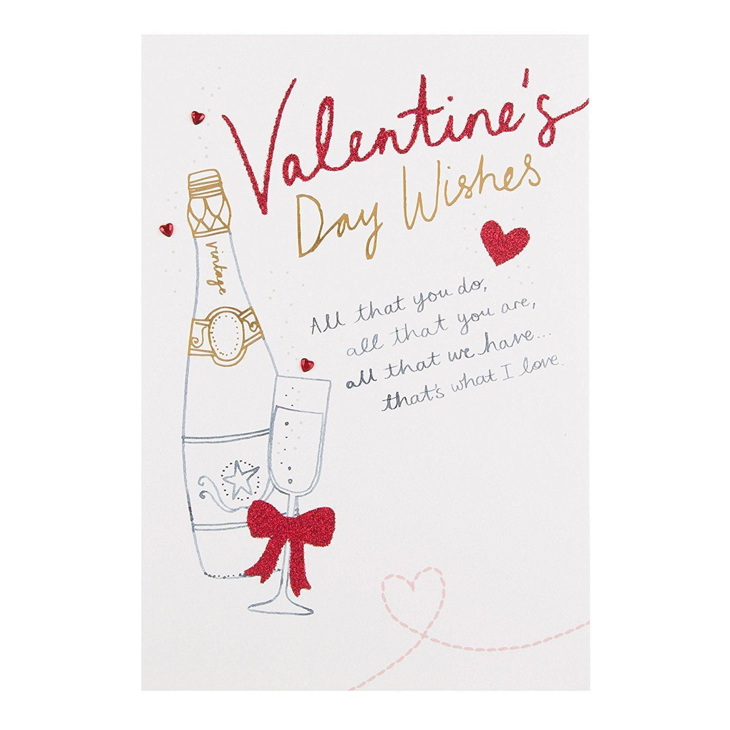 Hallmark Valentine's Day Card 'What I Love' Medium Occasion Cards