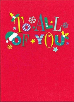 Hallmark To All Of You' 'Just Dotty' Christmas Card