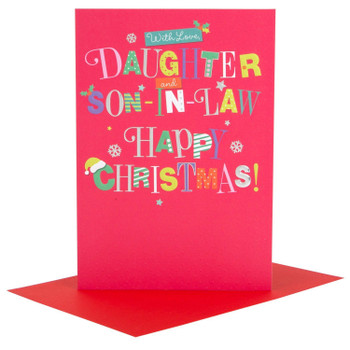 Hallmark Christmas Card To Daughter & Son-In-Law 'Perfect In Every Way' Medium