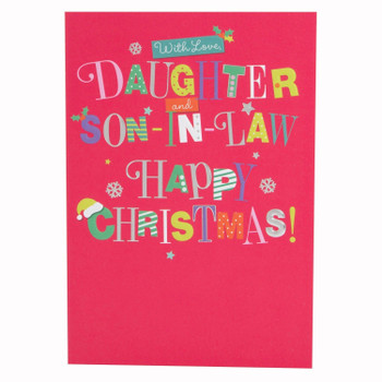 Hallmark Christmas Card To Daughter & Son-In-Law 'Perfect In Every Way' Medium