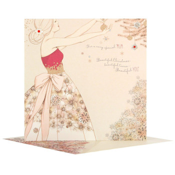 Hallmark Christmas Card To Mum 'Beautiful Times' - Medium Square