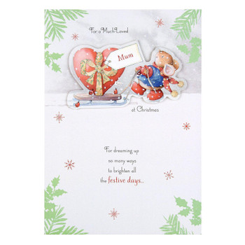 Hallmark Mum Christmas Card 'Festive Days'  Medium