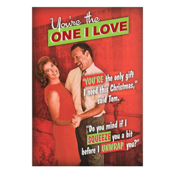 Hallmark One I Love Christmas Card 'Only Gift I Need' Medium