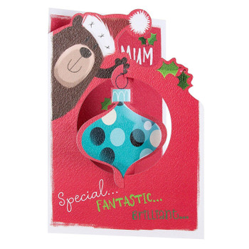 Hallmark Mum Christmas Card 'Fantastic' Medium