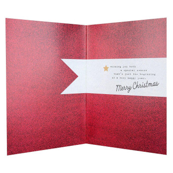 Hallmark Mum and Dad Christmas Card 'Deck the Halls'  Medium