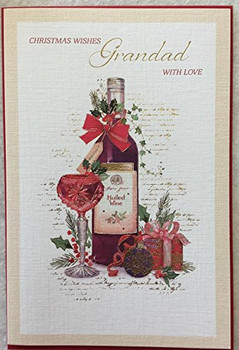 Grandad Christmas Wishes With Love Card