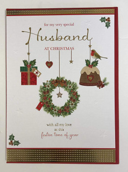 Very Special Husband Christmas Card