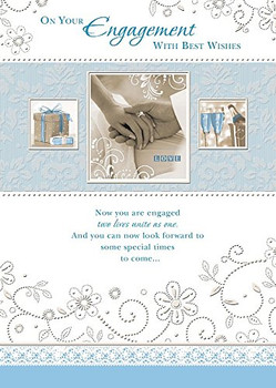 Engagement Congratulations to Both of You Nice Verse New Greeting Card