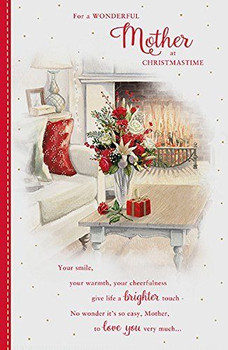 Love you Very Much Mum Happy Christmas Card