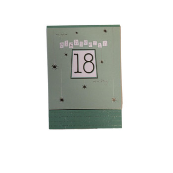 Happy 18th Birthday Green Dream Come True Quality Greeting Card