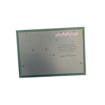 Happy 18th Birthday Green Dream Come True Quality Greeting Card