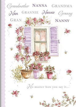 GRAN NAN NANNA BIRTHDAY GREETINGS CARD BY CARTE BLANCHE