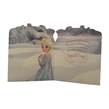 Large Disney Frozen Daughter Sparkles Christmas Card