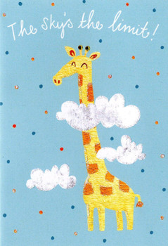 The Sky's The Limit Congratulations Greeting Card Hello You Range Blank Inside
