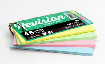 48 Mini Study Revision Cards on Keyring