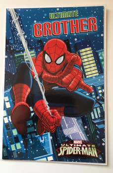Spiderman Christmas Card Ultimate Brother