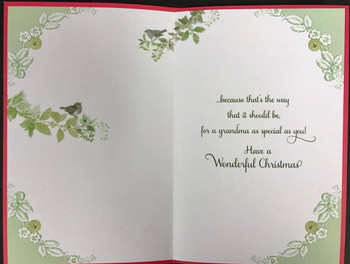 Traditional Grandma Christmas Card