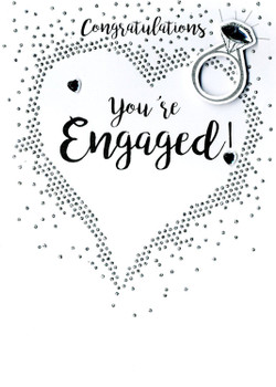 You're Engaged Engagement Greeting Card Second Nature Just To Say Cards