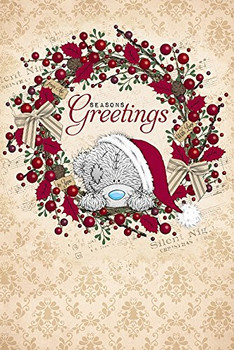 Seasons Greetings Me to You Bear Pop Up Christmas Card