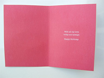 To the one I Love' Birthday card by Second nature HSE0231