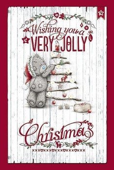Very Jolly Christmas Tree Decs Me to You Bear Card