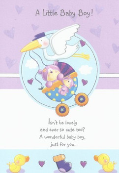 A Little Baby Boy card