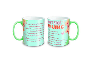 Don't Stop Smiling Sentimental Mug Birthday Christmas Gift