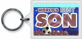 World's Best Son Sentimental Keyring Birthday Christmas Gift