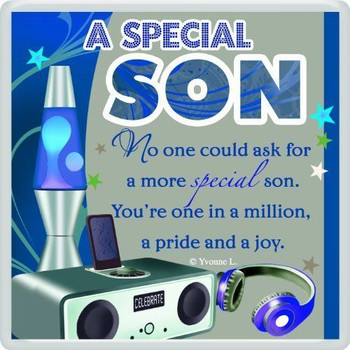 A Special Son Sentimental Fridge Magnet Christmas, Birthday Gift