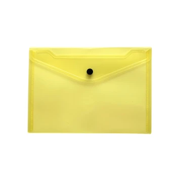 Pack of 12 Janrax A5 Yellow Document Wallets