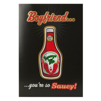 Hallmark Valentine's Day Boyfriend Humour 3D Attachment Card Medium