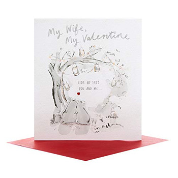 Hallmark Wife Valentine's Day Card 'Side By Side' Medium