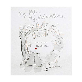 Hallmark Wife Valentine's Day Card 'Side By Side' Medium