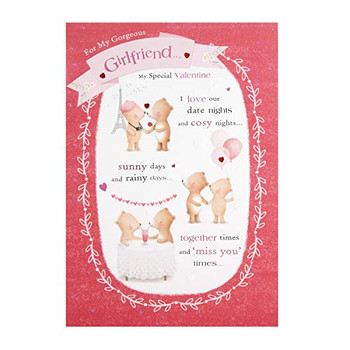 Hallmark Girlfriend Valentine's Day Card 'Cosy Nights' Medium