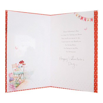 Hallmark Traditional Open New Valentine's Day Card 'Perfect For Me' Medium