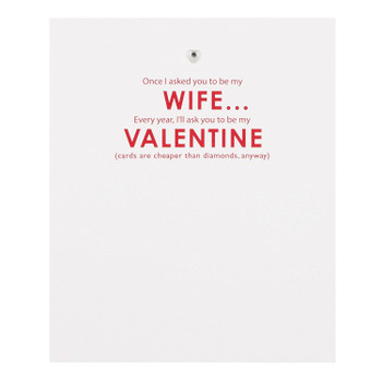 Hallmark Valentine's Day Card For Wife 'Every Year' - Small