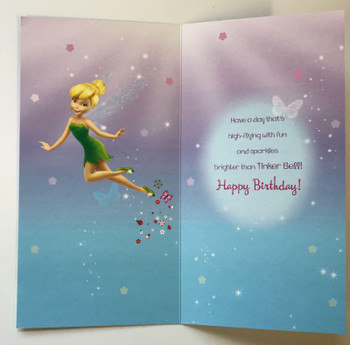 Tinker Bell Age 8 Birthday Card