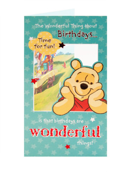Winnie The Pooh Birthday Wishes Greeting Card