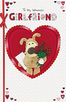 Boofle Girlfriend Valentine's Day Card Large