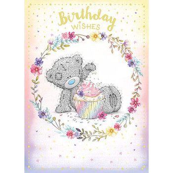 Me To You Bear Birthday Wishes Sprinkling Cupcake Birthday Card