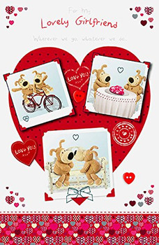 Boofle Lovely Girlfriend Valentine's Day Card