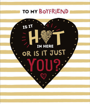 Hot Boyfriend Valentine's Day Card