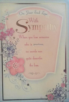 On Your Sad Loss With Sympathy Sympathy Card