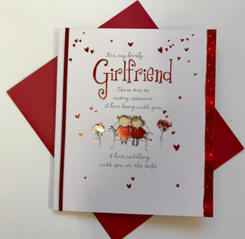 For My Lovely Girlfriend Valentine, Valentine's Card