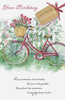 Time for Celebrating Memories Birthday Greeting Card Relax