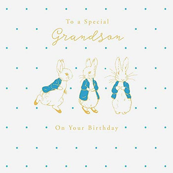 Peter Rabbit Special Grandson Birthday Card
